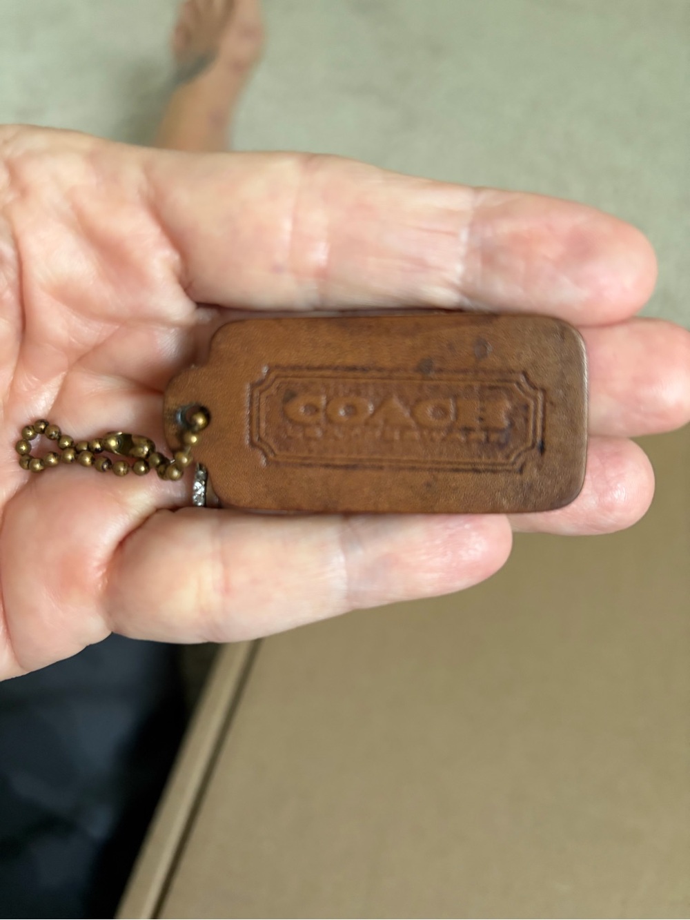 Vintage Coach Hangtag pre 1994